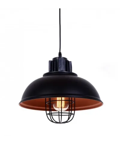 LAMPA WISZĄCA LOFT CZARNA FUKO