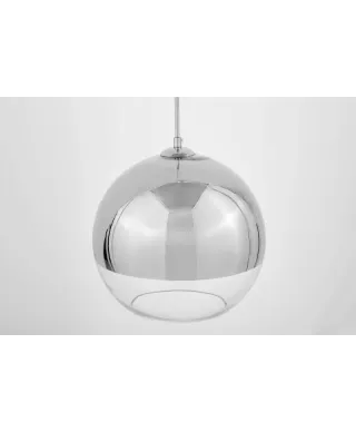 Lampa wisząca - Nowoczesna - Chromowana - Veroni D30