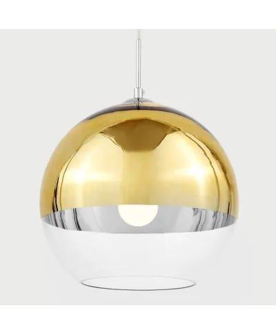 Lampa wisząca - Nowoczesna - Złota - Veroni D30
