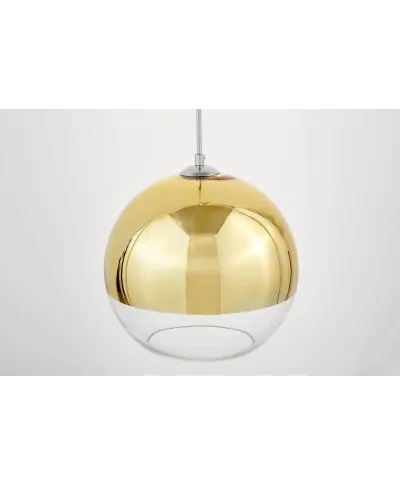 Lampa wisząca - Nowoczesna - Złota - Veroni D30