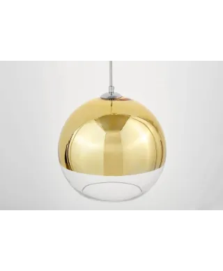 Lampa wisząca - Nowoczesna - Złota - Veroni D30