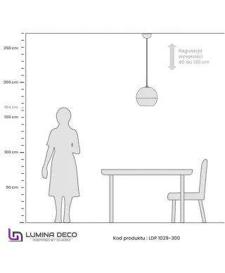 Lampa wisząca - Nowoczesna - Złota - Veroni D30