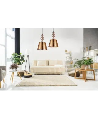 Lampa wisząca - Nowoczesna Złota Muraneo