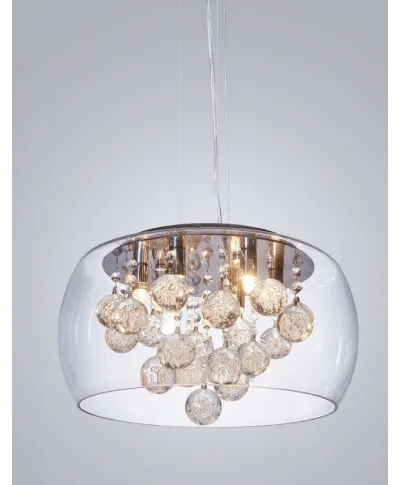 Lampa wisząca - Kryształowa - Nowoczesna - Fabina 40cm