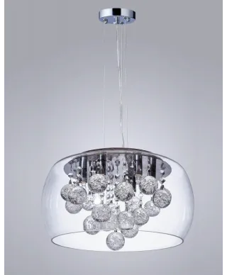 Lampa wisząca - Kryształowa - Nowoczesna - Fabina 40cm