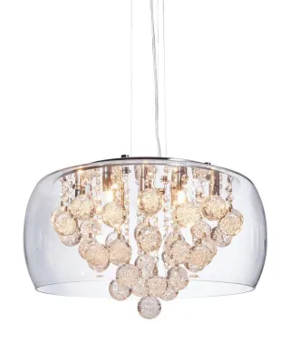 Lampa wisząca - Kryształowa - Nowoczesna - Fabina 50cm