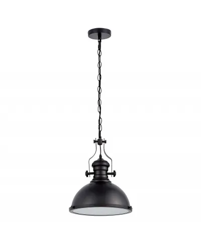 Lampa wisząca - Industrialna Czarna Eligio W3