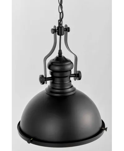 Lampa wisząca - Industrialna Czarna Eligio W3