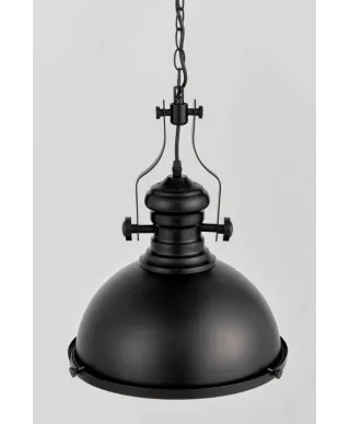 Lampa wisząca - Industrialna Czarna Eligio W3