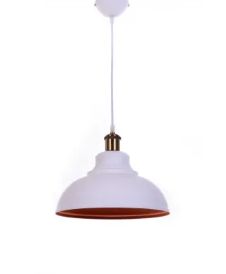 Lampa wisząca - Biała - LOFT - Boggi