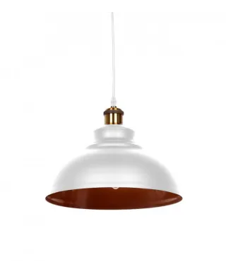 Lampa wisząca - Biała - LOFT - Boggi