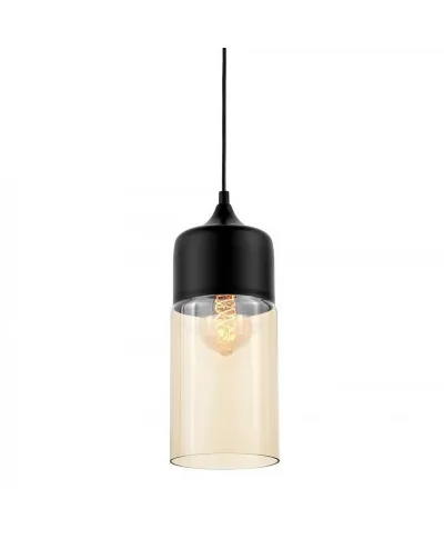 Lampa wisząca Industrialna - Loft Czarny Bursztyn  - Zenia