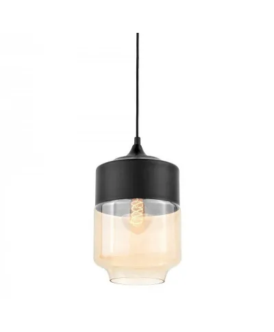 Lampa wisząca - Industrialna - Loft Czarna - Astila
