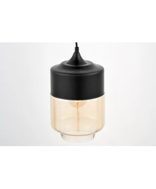 Lampa wisząca - Industrialna - Loft Czarna - Astila