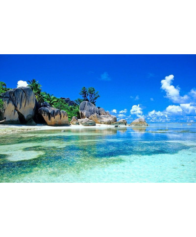 Fototapeta na ścianę - Seychelles, plaża - 175x115 cm