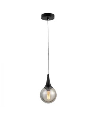 Lampa wisząca - Czarna Loft Rocherro