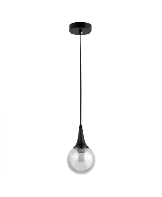 Lampa wisząca - Czarna Loft Rocherro