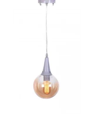 Nowoczesna lampa wisząca - Biała - LOFT Rocherro