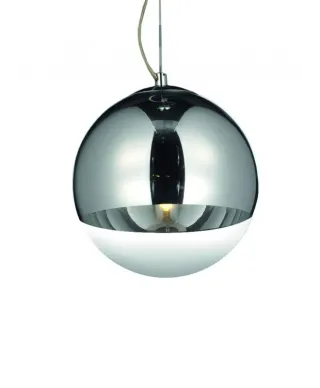 Lampa wisząca - Nowoczesna - Chrom - Ibiza 30cm