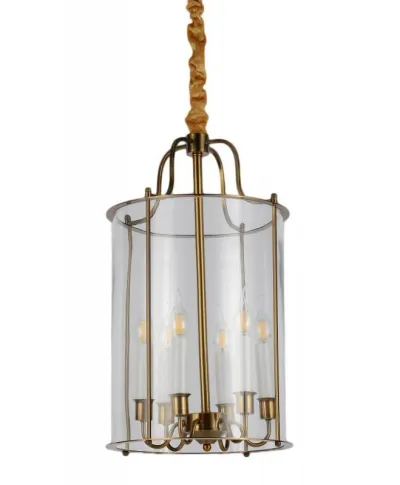 Lampa wisząca - Mosiężna Loft Miconos W6