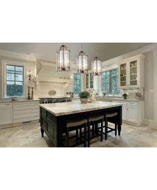 Lampa wisząca - Mosiężna Loft Miconos W6