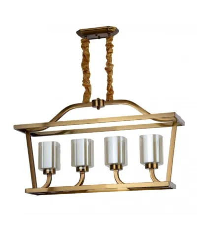 Lampa wisząca - Mosiężna Loft Atlanta W4