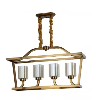 Lampa wisząca - Mosiężna Loft Atlanta W4