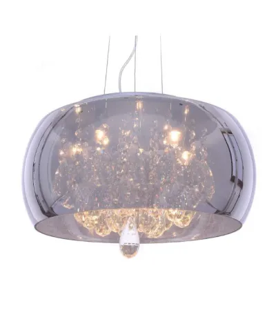 Lampa wisząca - Nowoczesna Chromowana Tosso D50
