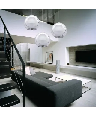 Lampa wisząca - Chrom Loft - Lobos D20