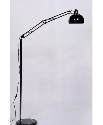 Lampa podłogowa - Stojąca - Czarna Rigorria