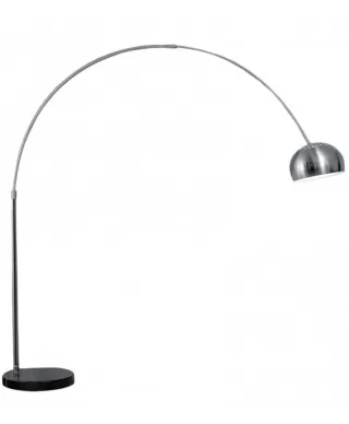 Lampa podłogowa - Srebrna - Stojąca - Azurro C1