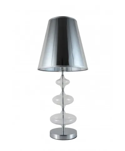 Lampka nocna - Srebrna lampa stołowa Veneziana