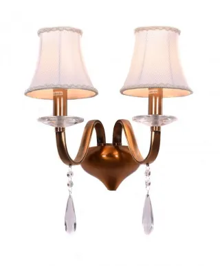 Lampa ścienna - Kinkiet Kryształowy Rifossa W2