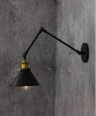 Lampa ścienna - Kinkiet czarny Loft Gubi W2