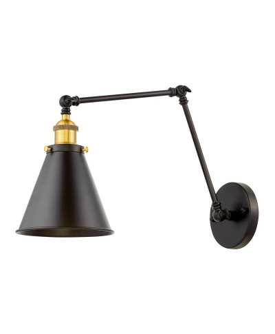 Lampa ścienna - Kinkiet Loft - Czarny - Rubi W2