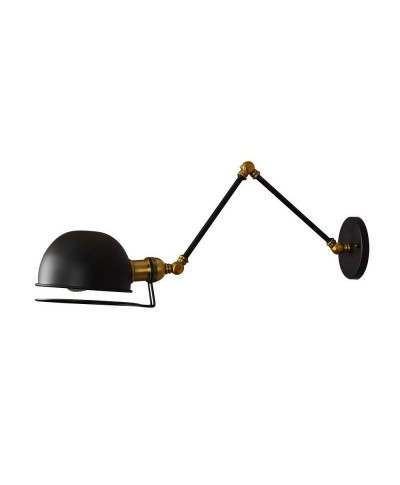 Lampa ścienna - Kinkiet Loft Czarny - Glum W2