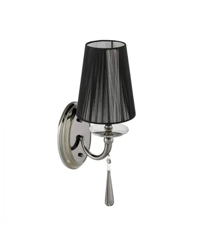 Lampa na ścianę - Kinkiet Czarny - Fabione W1
