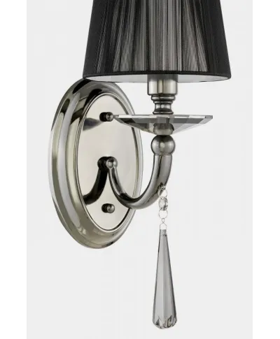 Lampa na ścianę - Kinkiet Czarny - Fabione W1