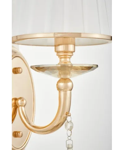 Lampa na ścianę - Złoty Kinkiet - Fabione W1