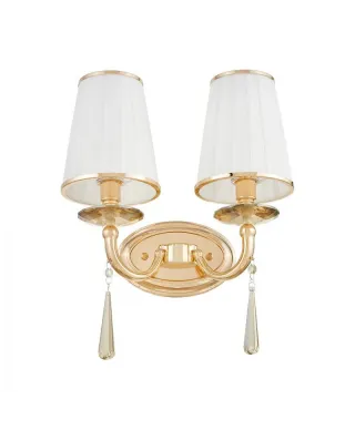 Lampa ścienna - Kinkiet złoty - Fabione W2