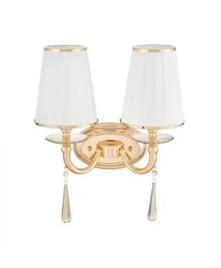 Lampa ścienna - Kinkiet złoty - Fabione W2