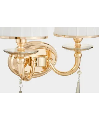 Lampa ścienna - Kinkiet złoty - Fabione W2