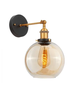 Lampa ścienna - Kinkiet Loft Bursztyn - Navarro