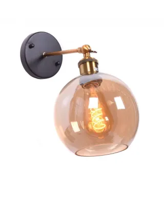 Lampa ścienna - Kinkiet Loft Bursztyn - Navarro