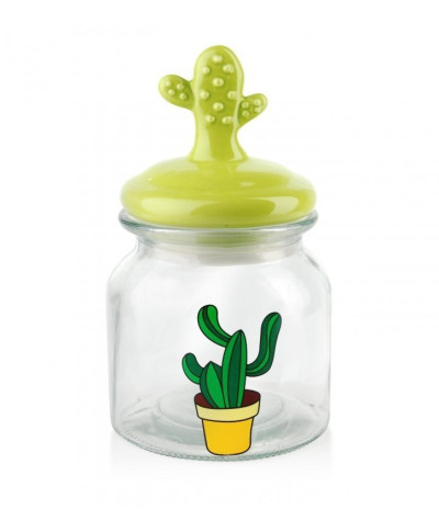 Słoik szklany - Słój Kaktus - 600ml