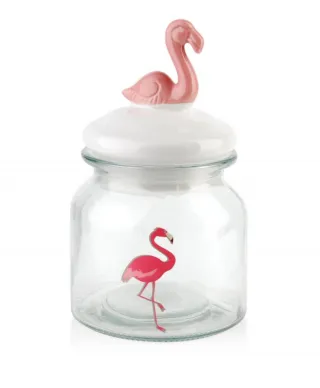 Słoik szklany - Słój Flaming - 600ml