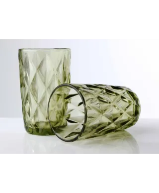 Komplet szklanek - 6szt. Szklanka 350ml - ELISE GREEN