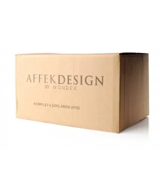 Komplet szklanek - 6szt. Szklanka 350ml - ELISE GREEN