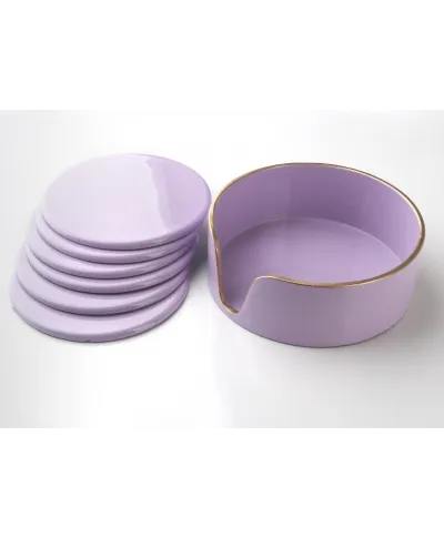 Komplet podstawek pod kubki - 6 sztuk - BLANCHE COLOURS