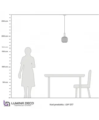 Lampa wisząca - Biała LOFT Gato